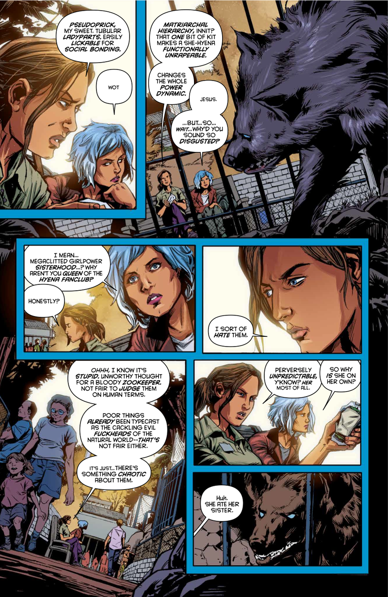 Illustration for article titled Exclusive Image preview: A lesbian werewolf war story unfolds in Cry Havoc
